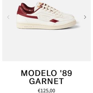 brand new Wado sneakers with red detailing